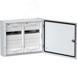 TITAN 5 Корпус металлический ЩРн-48 (2х24) 460х570х140мм IP54 белый (одна дверь) IEK