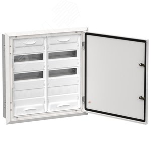 TITAN 5 Корпус металлический ЩРв-72 (2х36) 630х625х130мм IP31 белый (одна дверь)