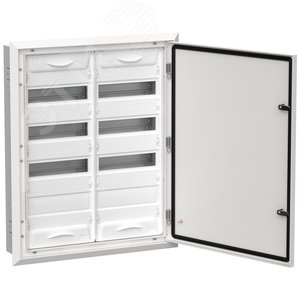 TITAN 5 Корпус металлический ЩРв-96 (2х48) 755х625х130мм IP31 белый (одна дверь)