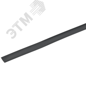 Трубка термоусадочная ТТУ 8/4 черная 1м GENERICA