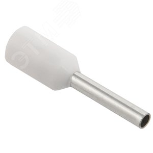 Наконечник кабельный НШвИ 0.75-8 белый Е7508      (100шт)