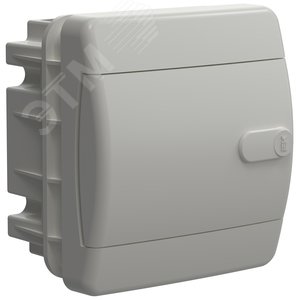 Корпус пластиковый встраиваемый на 4 модуля ЩРВ-П-4 IP41 UNION Compact белая дверь