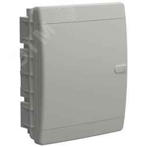 Корпус пластиковый встраиваемый на 18 модулей ЩРВ-П-18 IP41 UNION Compact белая дверь