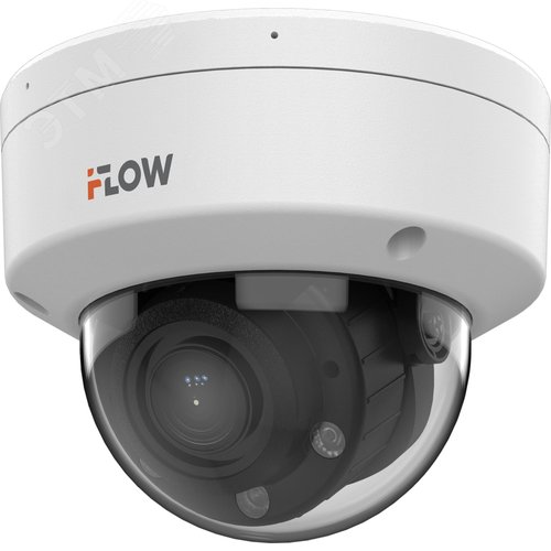 Видеокамера IP 2Мп купольная IP67 ИК/LED-30м с PoE (2.8-12мм)