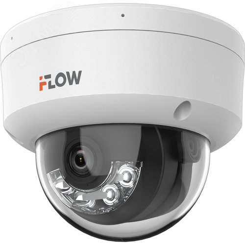 Видеокамера IP 2Мп купольная IP67 ИК/LED-30м с PoE (2.8мм)