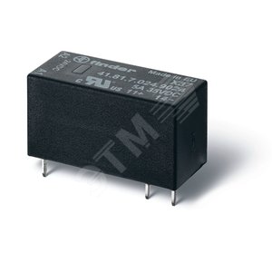 Реле низкопрофильное миниатюрное твердотельное, монтаж на печатную плату, выводы с шагом 5мм, выход 3A(240В AC),вход 24В DС, влагозащита RTIII