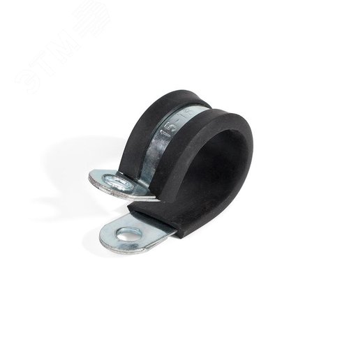 Скоба металлическая с резиновым уплотнителем СМР 26/15