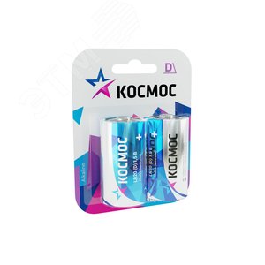 Батарейка алкалиновая D LR20 блистер 2 шт