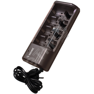 Зарядное устройство KOC509 для аккумуляторных батареек АА, ААА, C, D и 9V (Крона) 6 слотов