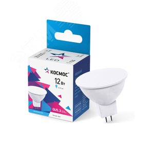 Лампа светодиодная LED 12Вт JCDR 220В GU5.3 D50х57 4500 белый 1170лм