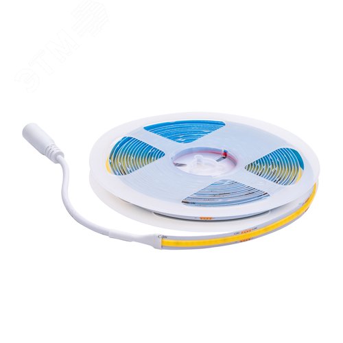 Лента светодиодная 24В 12 Вт/м IP20 6500К COB CRI 90+ 320LED/м 1000 лм/м 5м