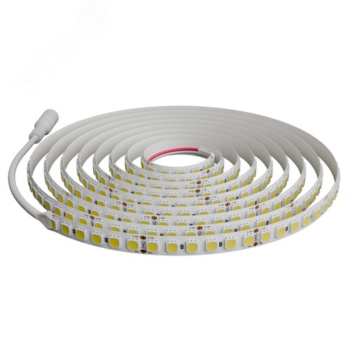 Лента светодиодная 24В 16 Вт/м IP20 6500К smd5050 120LED/м 1250 Лм/м 5м