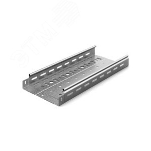 Металлический лоток перфорированный 200х50х3000, толщина 0,7 мм, Сендзимир цинк