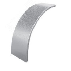 Крышка угла внешнего плавного 90 град. к лотку 200, толщина 0,7 мм, Сендзимир цинк