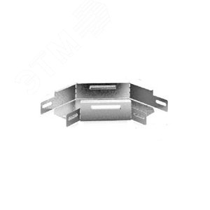 Соединитель угловой плоский 90 градусов к лотку 100х50 1,0 мм Сендзимир цинк