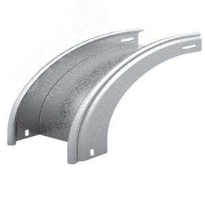 Угол внешний плавный 90 градусов к лотку 200х50 0,7 мм Сендзимир цинк