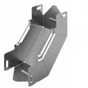 Соединитель угловой внутренний к лотку УЛ 300х200 1,0 мм Сендзимир цинк