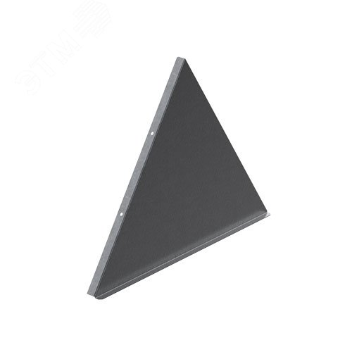 Заглушка крышки двускатной для лотка 500 мм, толщина 1,0 мм, Сендзимир цинк