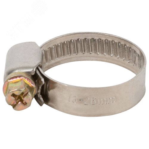 Хомут обжимной (нержавеющая сталь) 13-26 мм