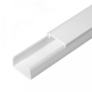 Кабель-канал белый 2-й замок в п/э 25х16 мм