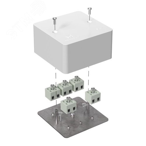 Коробка огнестойкая для кабель-канала 40-0460-FR2.5-10 Е15-Е120 85х85х45