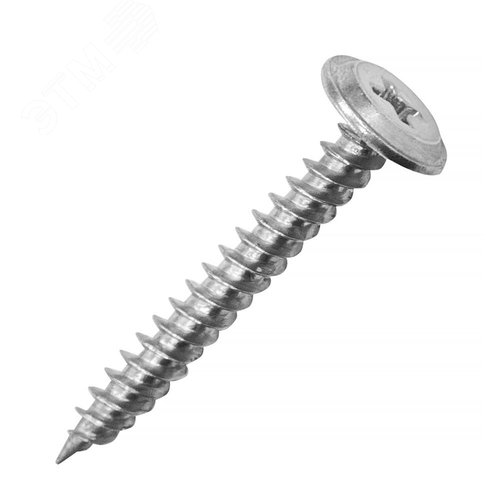 Саморез 4,2х38 с прессшайбой, острый, цинк