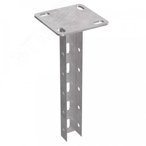 Стойка потолочная для средних нагрузок 35х30х500 пятка 120х120