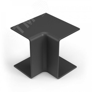 Угол внутренний 25х16 черный (4 шт/комп)