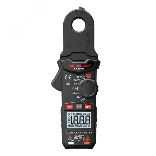 Клещи токовые цифровые КТ 200D серия PROLINE