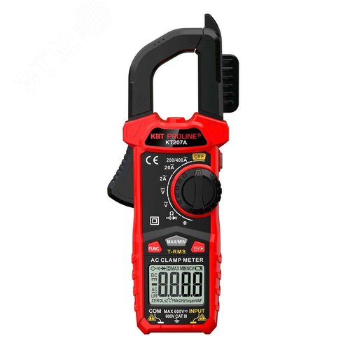 Клещи токовые цифровые KT 207A серия PROLINE