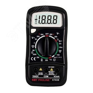 Мультиметр цифровой KT 838 серия PROLINE