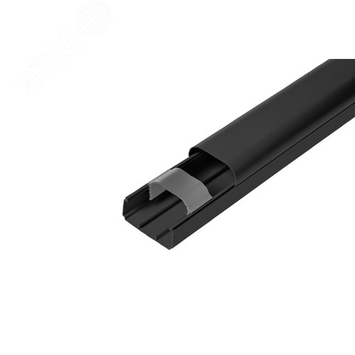 Кабель-канал РУВИНИЛ 74х55х2000мм (черный)