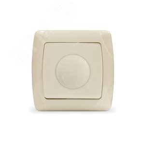 Маргарита светорегулятор (Диммер)  с/у, 3А, 220В, 500Вт, сл.кость (ivory) (еврослот)