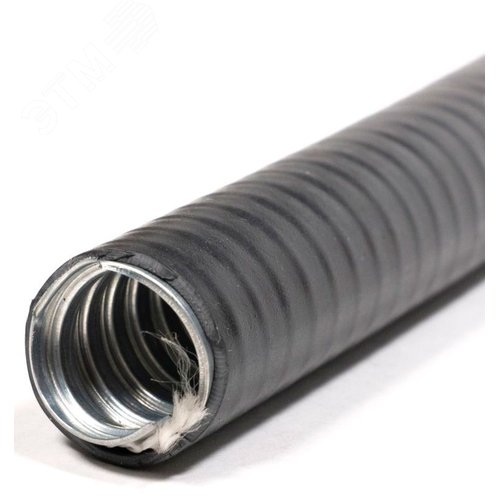 Металлорукав в ПВХ изоляции МПГ нг толстостенный  20  (50 м/уп.) черный ГОФРОМАТИК