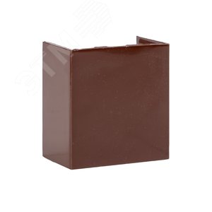 Соединитель (40х25) (4 шт) Plast под темное дерево