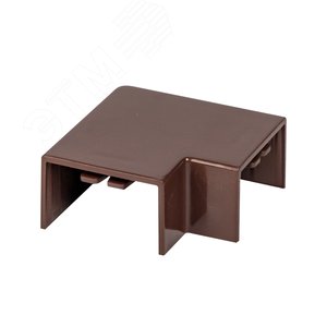 Поворот 90 градусов (25х16) (4 шт) Plast под темное дерево