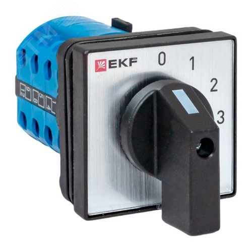 Переключатель кулачковый ПК-1-102 10А 2P 0-1-2-3 IP65 EKF