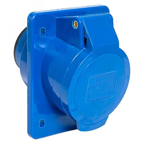 Розетка кабельная 32А 2Р+Е IP44 скрытая 220В 423