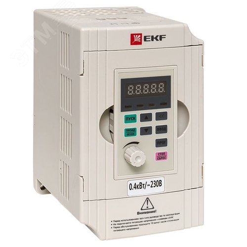 Преобразователь частоты 0.4/0.75 кВт 1х230В VECTOR-100