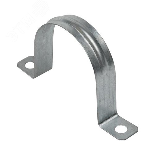 Скоба металлическая двухлапковая d60-63мм  PROxima