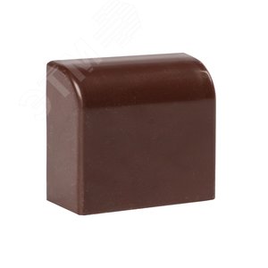 Заглушка (40х25) (4 шт) Plast под темное дерево