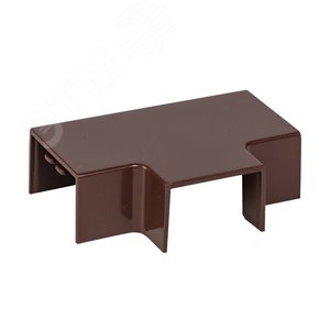 Угол T-образный (25х16) (4 шт) Plast под темное дерево