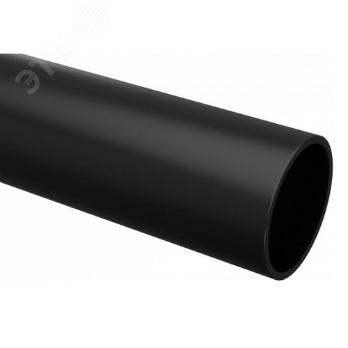 Труба гладкая ПВХ жесткая d16 мм (3 м) (156 м/уп) черная -Plast