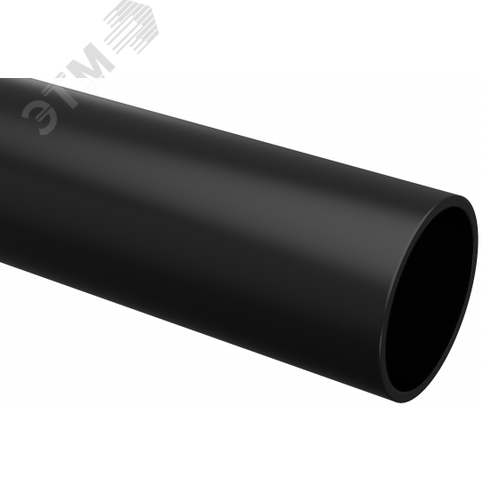 Труба гладкая ПВХ жесткая d16 мм (3 м) (156 м/уп) черная -Plast