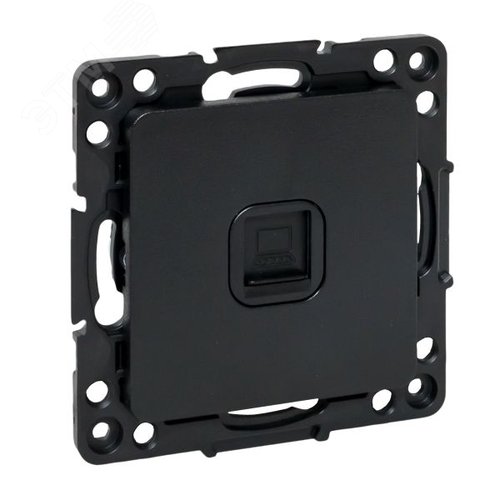 Стокгольм Механизм Розетки RJ-45 1-местной черный
