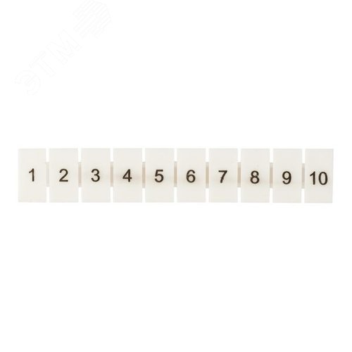 Маркеры для UT/ST/Push-in 2,5 с нумерацией 1-10 (100 шт.) EKF
