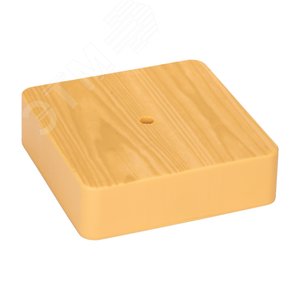 Коробка разветвительная KMP-030-032 (104х104х28) светлое дерево PROxima