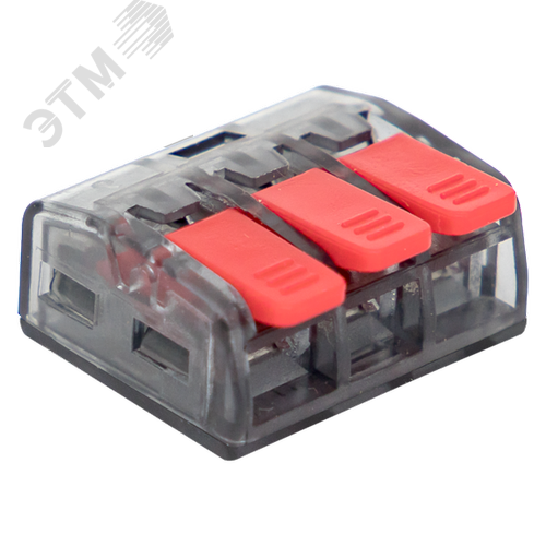 Клемма СМК 221-413 3 отверстия 0.2-4.0 мм2  PROxima
