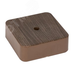 Коробка разветвительная KMP-030-030 (78х78х26) тёмное дерево PROxima