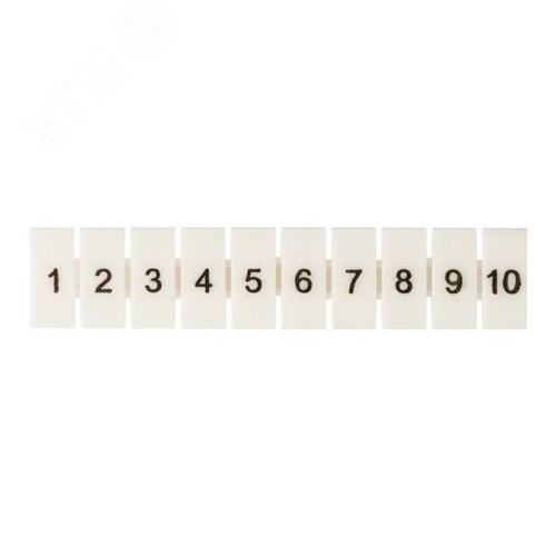 Маркеры для UT/ST/Push-in 6 с нумерацией 1-10 (100 шт.) EKF